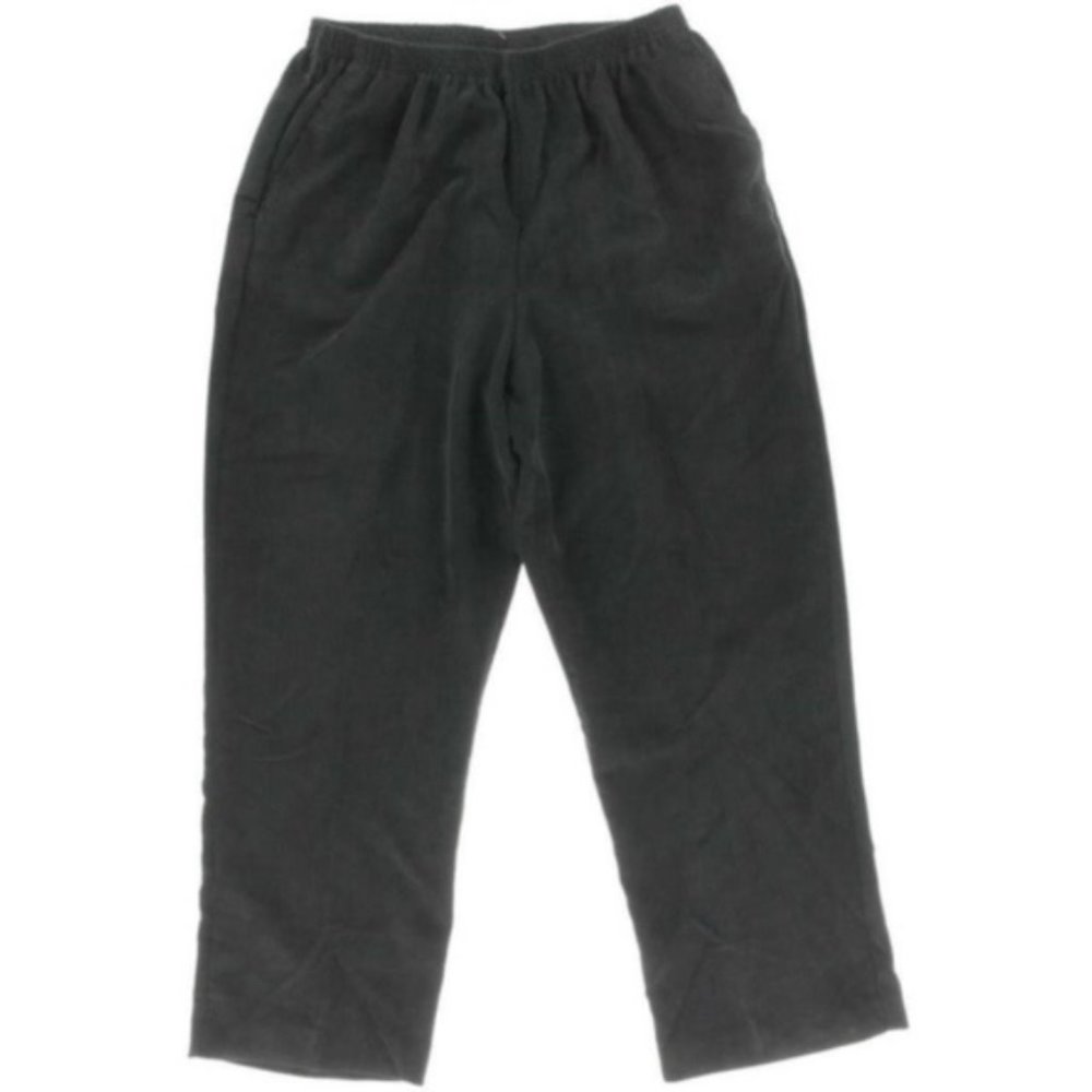 Alfred Dunner Black elastic waist Corduroy 14P